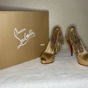 Christian Louboutin Gold Napas
